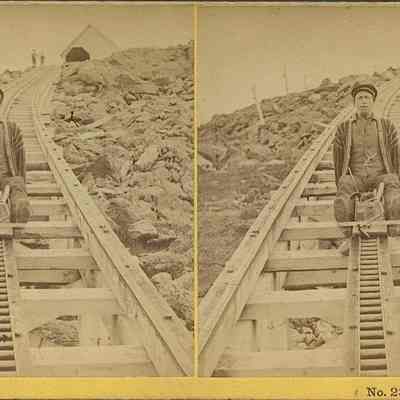Sliding Down Mt. Washington Railroad