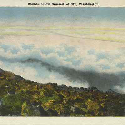 Clouds below Summit of Mt. Washington