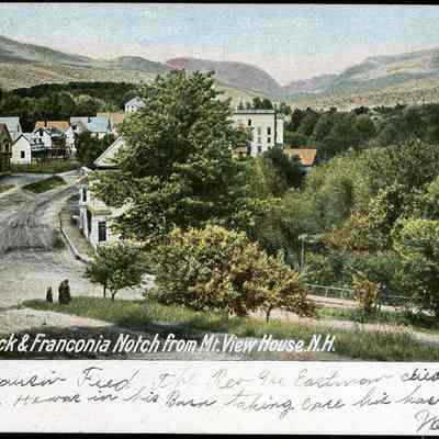 No. Woodstock & Franconia Notch from Mt. View House, N.H.
