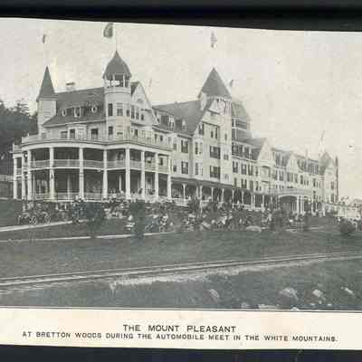 The Mount Pleasant: At Bretton Woods During the Automobile Meet in the White Mountains