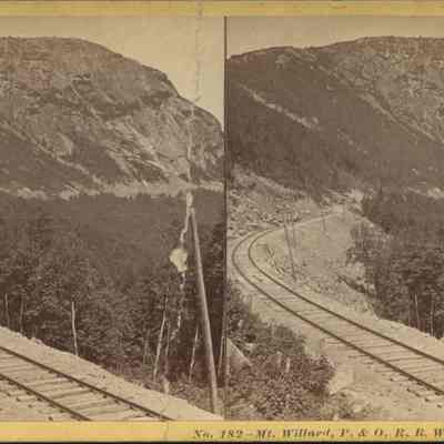 Mt Willard, P & O R R White Mountains NH.