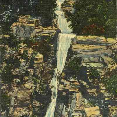 Silver Cascade, Crawford Notch, White Mountains, N.H