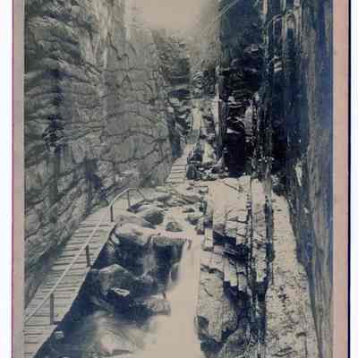 The Flume: 1883, Franconia Notch, White Mts.