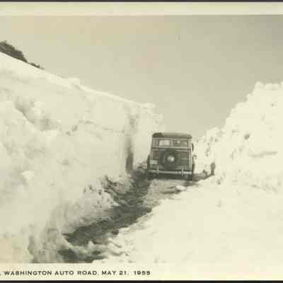 On the Mt. Washington Auto Road, May 21, 1955