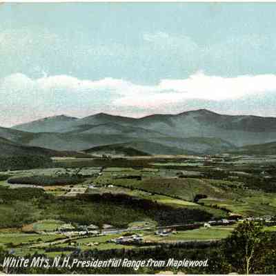 White Mts. N.H., Presidential Range from Maplewood