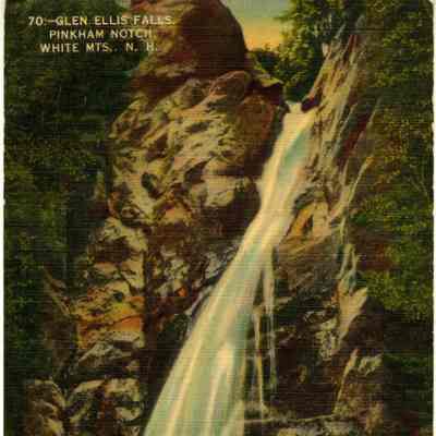 70 - GLEN ELLIS FALLS, PINKHAM NOTCH, WHITE MTS.. N. H.