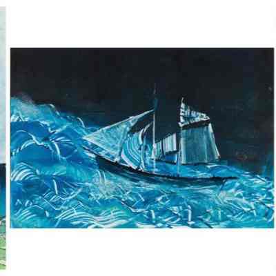 Untitled (3 Panel Monotype)