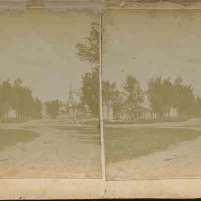 Dirt Road Leading to Town