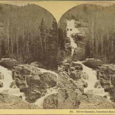 Silver Cascade, Crawford Notch, White Mts.