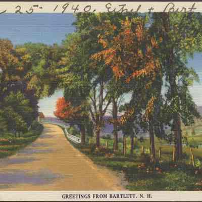 Greetings from Bartlett NH