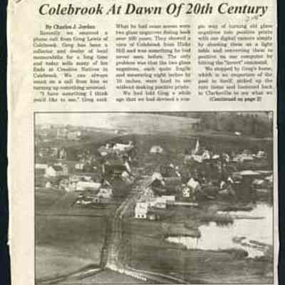 Colebrook Chronicle Article