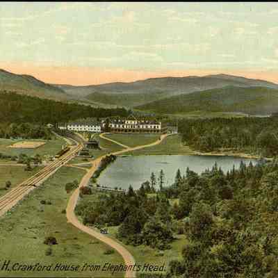 White Mts. N.H., Crawford House from Elephants Head