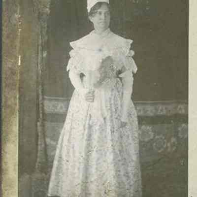 Woman Posed in Studio