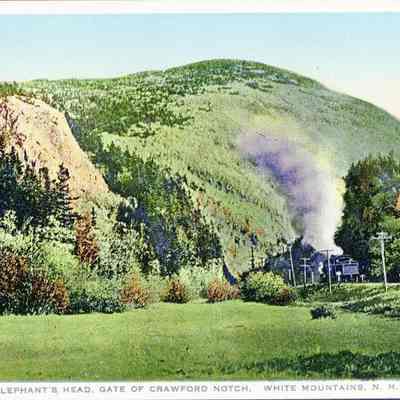 Elephants Head. Gate of Crawford Notch, White Mountains, N.H.