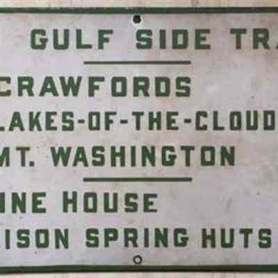 Gulfside Trail sign