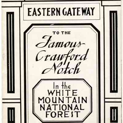 Eastern Gateway to the Famous Crawford Notch in the White Mountain National Forest, Bartlett, New Hampshire
