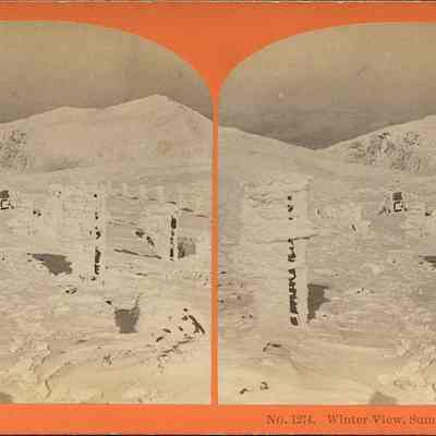Winter View, Summit of Mt Washington.