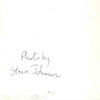 Back of photograph with inscription.