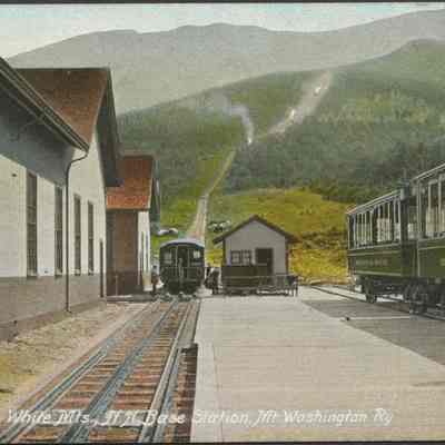 White Mts., N.H. Base station, Mt. Washington Ry