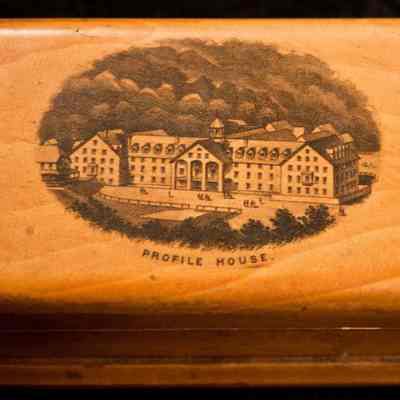 Mauchline Ware Stamp Holder- Profile House