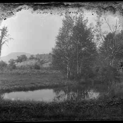 Pond and Building