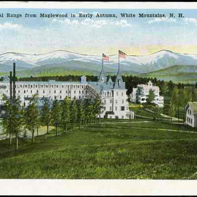 Presidential Range from Maplewood in Early Autumn, White Mountains, N.H.