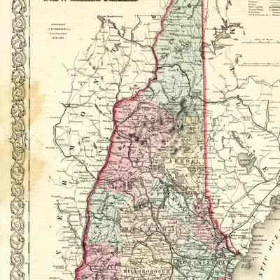 NEW HAMPSHIRE published by J. H. Colton & Co.