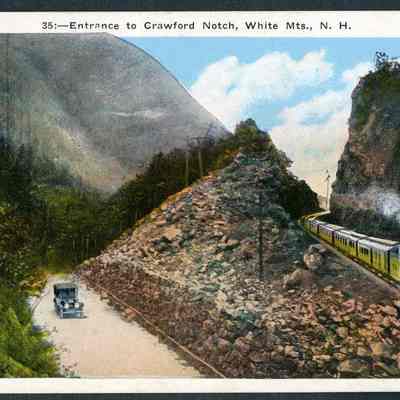 Entrance to Crawford Notch, White Mts., N.H.