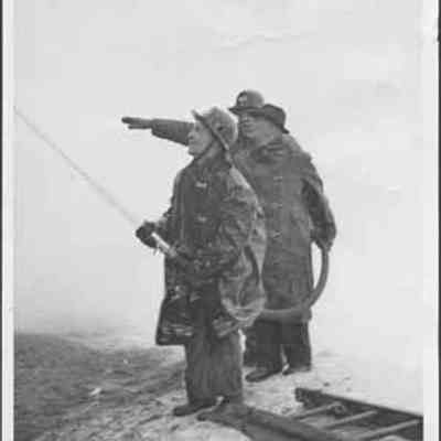 Three Firemen Working