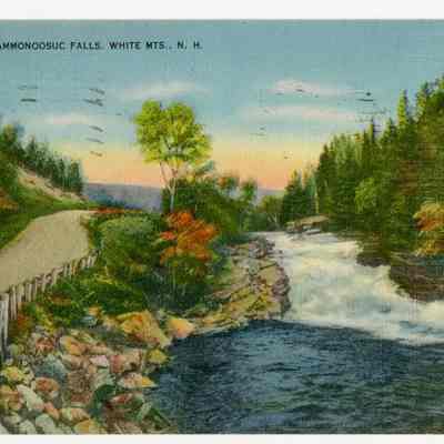 69: - The Lower Ammonoosuc Falls, White Mtns.. N.H.