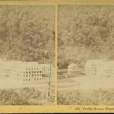 Profiel House, Franconia Notch from the Bridal Path