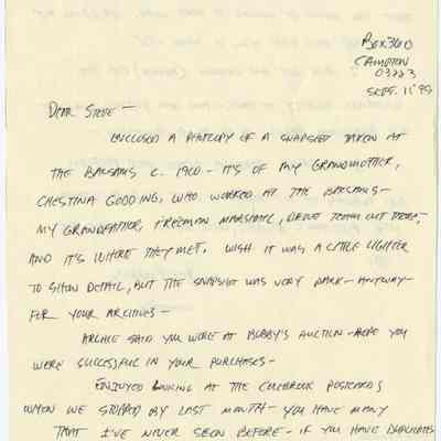Letter to Mr. Barba
