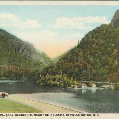 Swimming pool, Lake Gloriette, near The Balsams, Dixville Notch, N.H.
