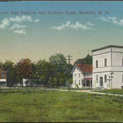 R. R. Square, Odd Fellows, and Pythian Halls, Bartlett NH