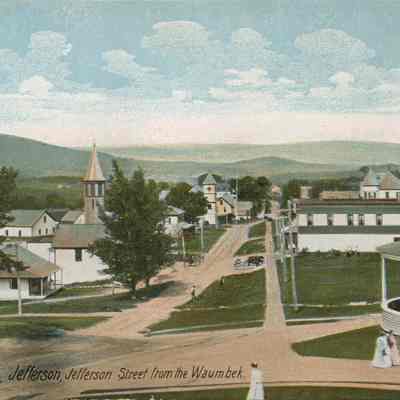 White Mts. NH, Jefferson, Jefferson Street from the Waumbek