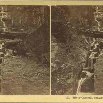 Silver Cascade, Crawford Notch, White Mts.