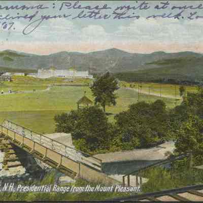 Bretton Woods, N.H. Presidential Range from the Mount Pleasant
