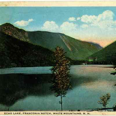 ECHO LAKE, FRANCONIA NOTCH, WHITE MOUNTAINS, N. H.