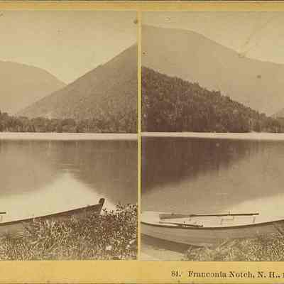 Franconia Notch NH from Echo Lake