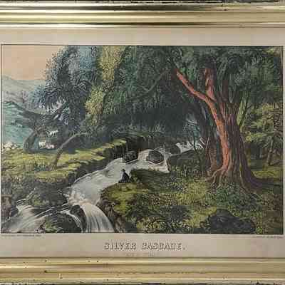 Silver Cascade. White Mountains