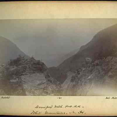 Crawford Notch, Railroad, White Mountains, NH