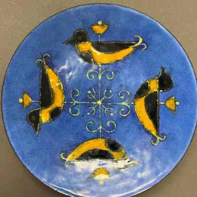 Karl Drerup Enamel Bowl