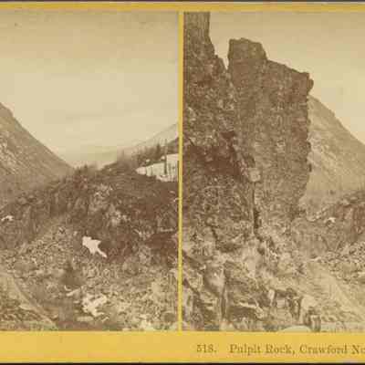 Pulpit Rock, Crawford Notch, White Mountains.