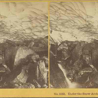 Under the Snow Arch, Tuckerman's Ravine.