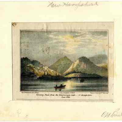 Coroway Peak from the Winipiciogee Lake - N. Hampshire. / June 1826.