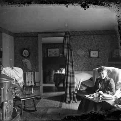 Home Interior with Woman