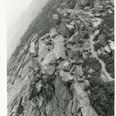 Aerial View of Cannon Cliff