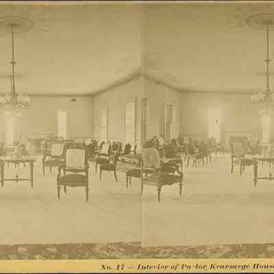 Interior of Parlor, Kearsarge House, North Conway NH.