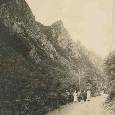 Road through Dixville Notch NH