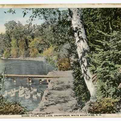 Shore Path, Saco Lake, Crawfords, White Mountains, N.H.